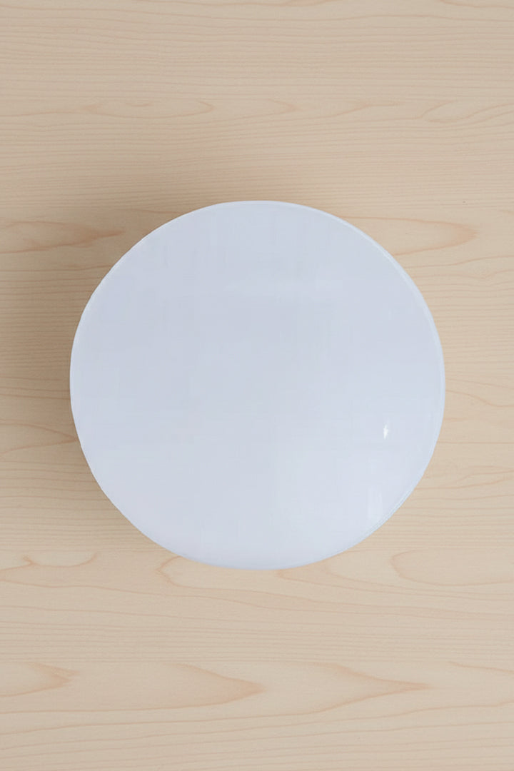 3 INCH - PLAIN ROUND SELENITE CRYSTAL PLATE -  Enhances Spiritual Practices like Reiki, meditation & healing work