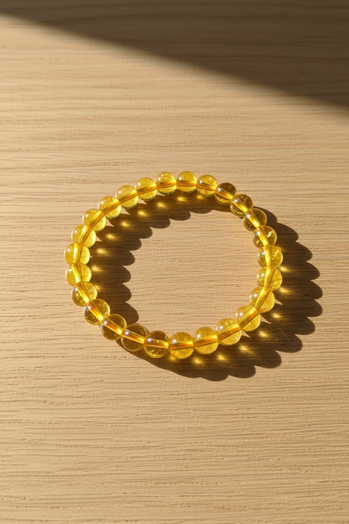 NATURAL CITRINE BRACELET - Wealth, Confidence & Positivity