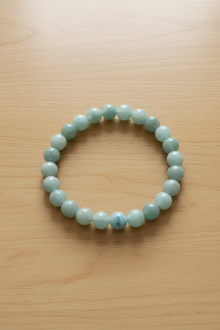 AQUAMARINE BRACELET – Stone of Clear Speech & Emotional Balance