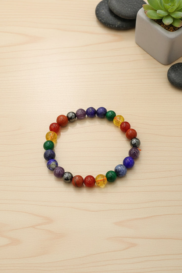 SEVEN CHAKRA SINGLE BRACELET - Balance & Energy Alignment