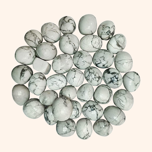 VASTU VARDAN CRYSTAL HOWLITE TUMBLE 100 GRAM