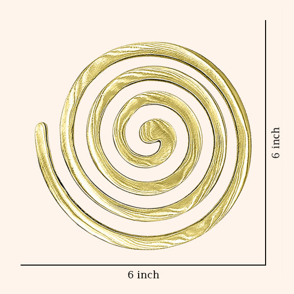 BRASS PLAIN HELIX 6 INCH SET 3