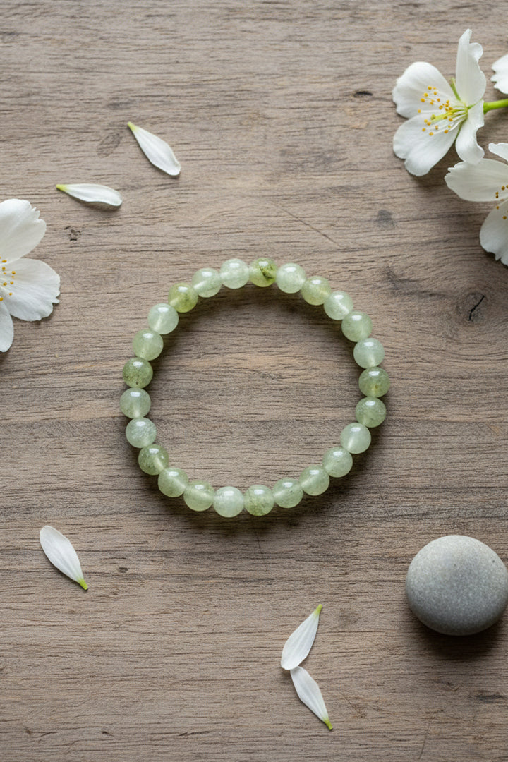 PREHENITE BRACELET -  Intuition & Inner Healing