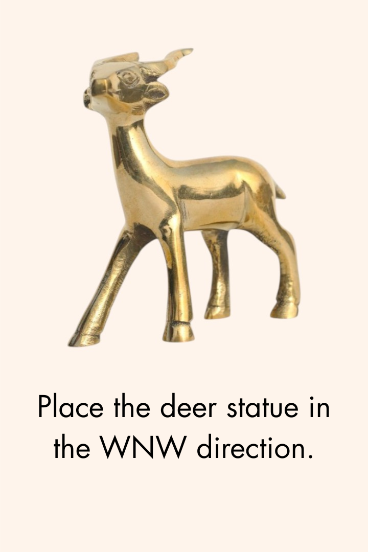 VASTU VARDAN BRASS SMALL DEER