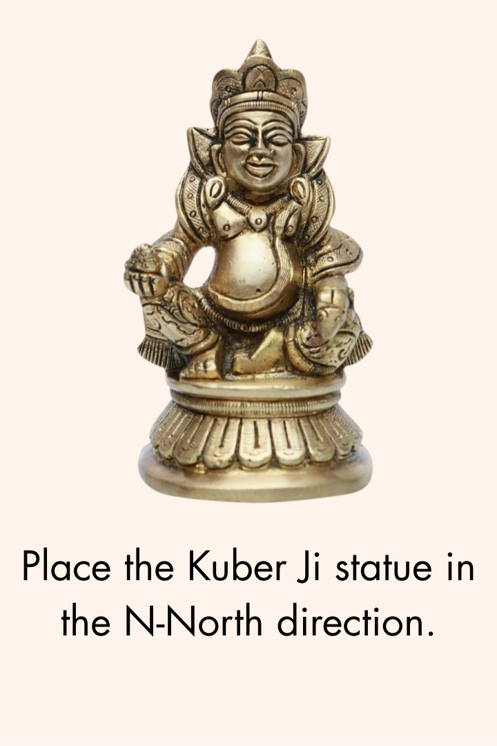 VASTU VARDAN BRASS KUBER JI 3.5 INCH (APPROX)
