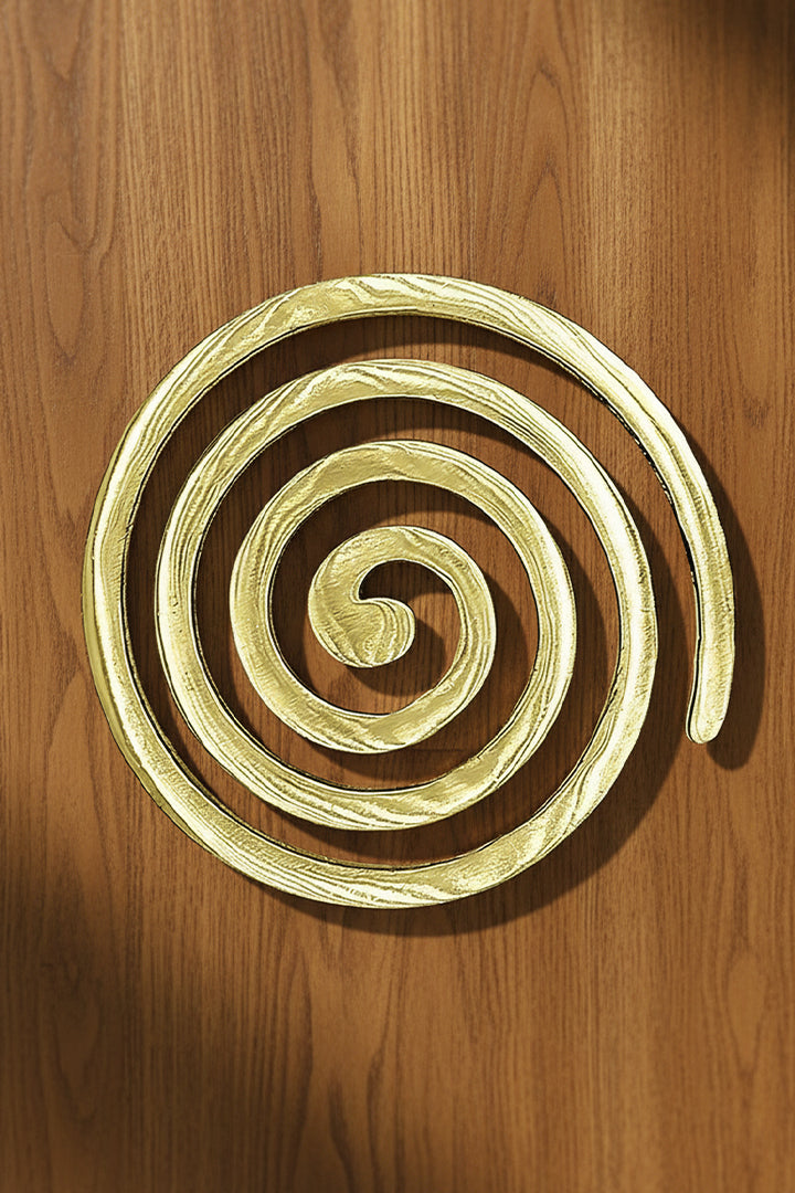 VASTU VARDAN BRASS PLAIN HELIX 6 INCH PACK OF 3