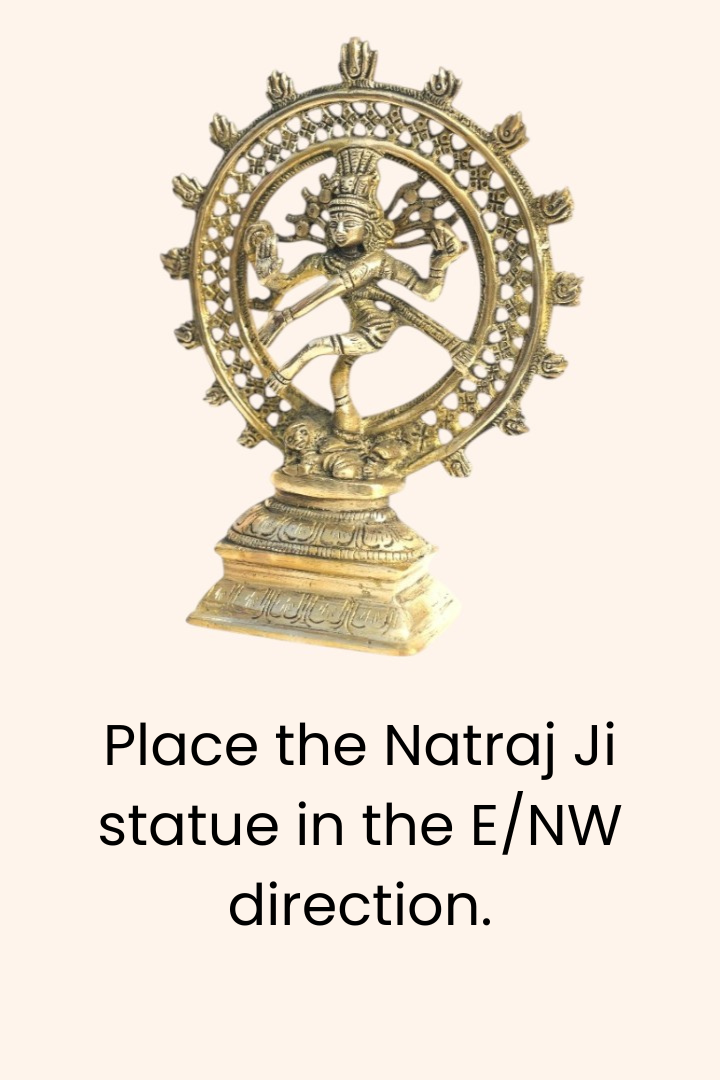 VASTU VARDAN BRASS NATRAJ JI