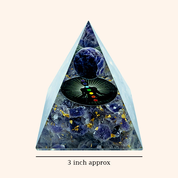 3 INCH AMETHYST BALL CRYSTAL PYRAMID