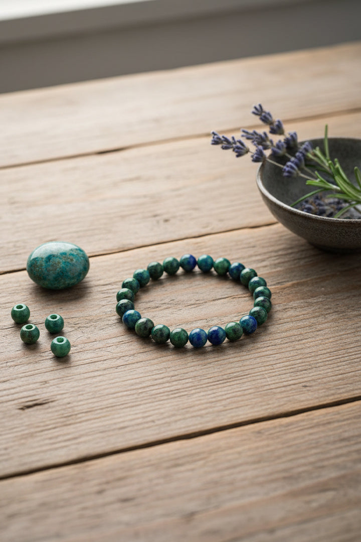 AZURITE BRACELET - Intuition, Clarity & Spiritual Growth