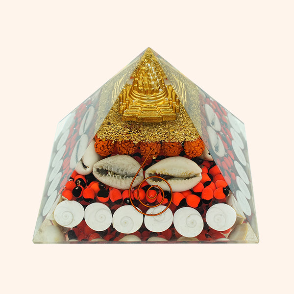 2 INCH MAHALAXMI CRYSTAL PYRAMID
