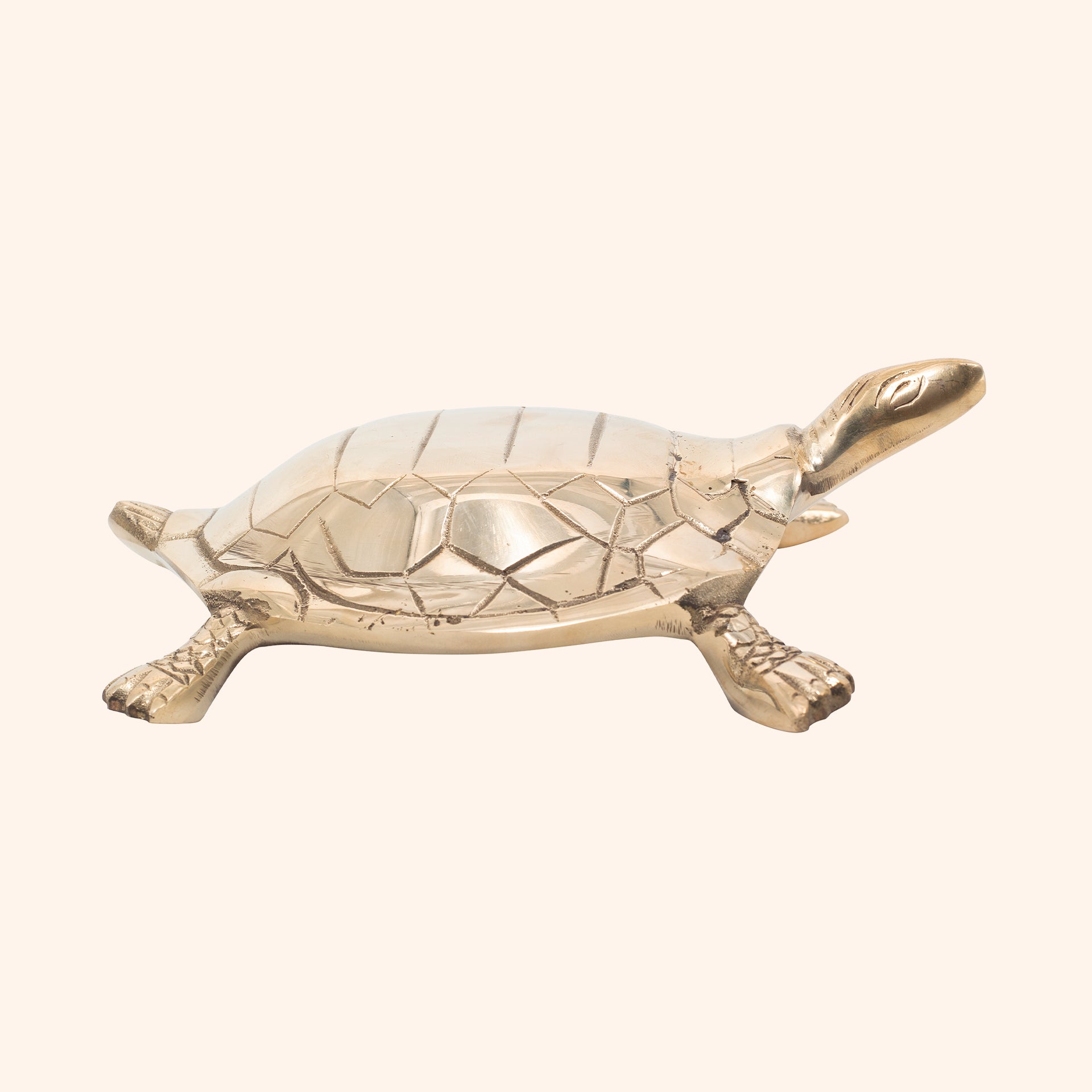 VASTU VARDAN BRASS HOLLOW BIG TURTLE
