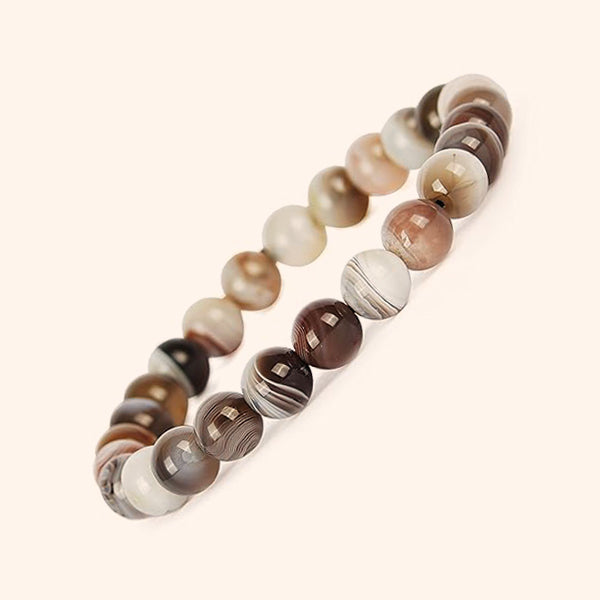 VASTU VARDAN BOTSWANA AGATE BRACELET