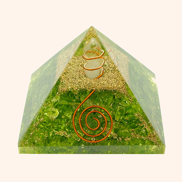 2 INCH PERIDOT CRYSTAL PYRAMID