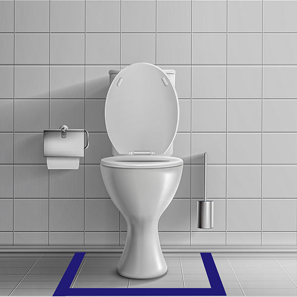 WHITE AND BLUE TAPE | 3 INCH | LENGTH- 16 METER APPROX | TOILET CORRECTION| VASTU TAPE REMEDY |PACK OF 2