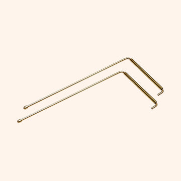 BRASS DOWSING ROD WITH HANDLE 5MM