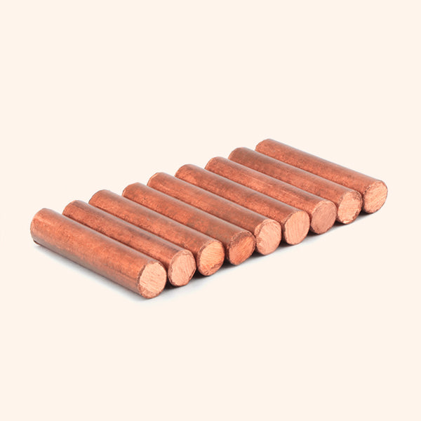 VASTU COPPER ROUND STUD 1.5 INCH 8 MM SET 9