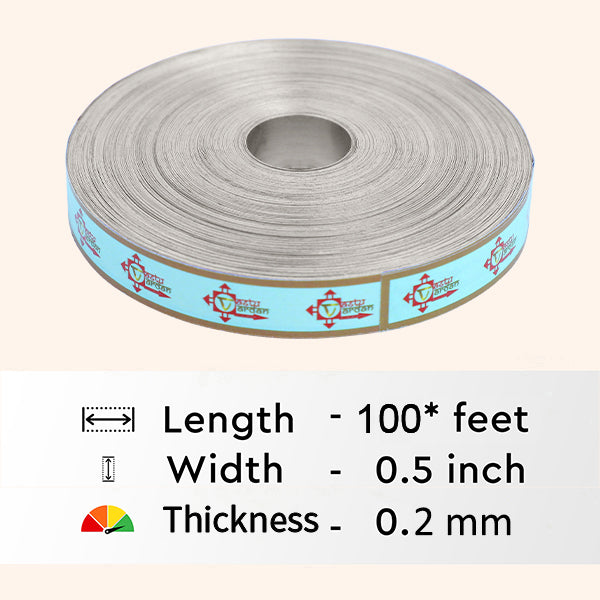 VASTU VARDAN 100 FEET STAINLESS STEEL STRIP 0.5 INCH