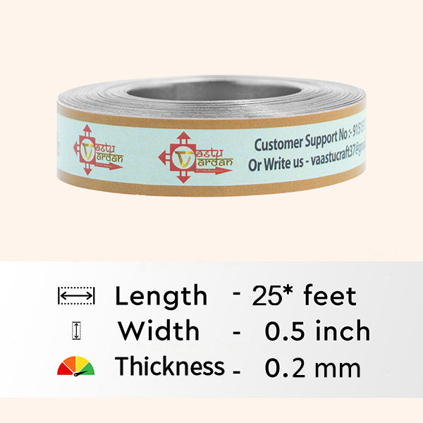 VASTU VARDAN 25 FEET 0.5 INCH STAINLESS STEEL STRIP