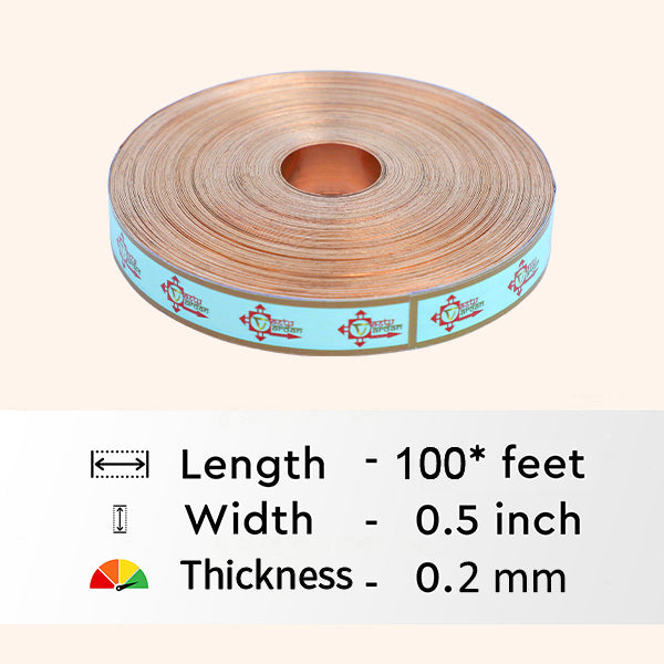 VASTU VARDAN 100 FEET 0.5 INCH COPPER STRIP