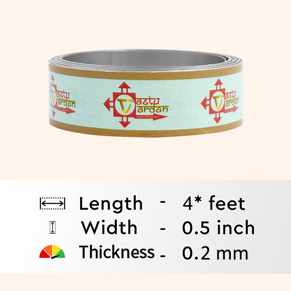 VASTU VARDAN 4 FEET 0.5 INCH STAINLESS STEEL STRIP