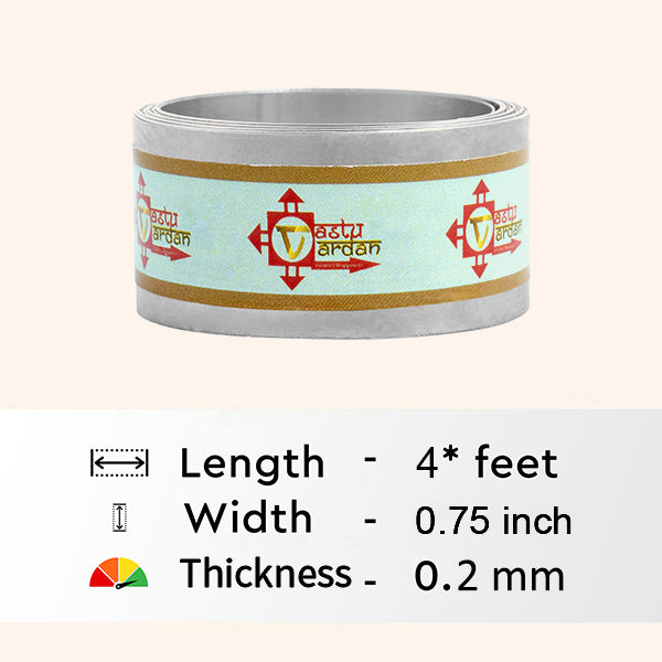VASTU VARDAN 4 FEET 0.75 INCH STAINLESS STEEL STRIP