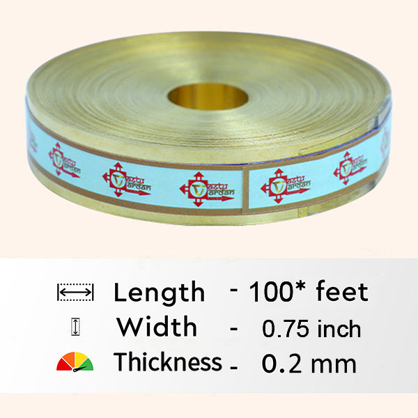 VASTU VARDAN 100 FEET 0.75 INCH BRASS STRIP