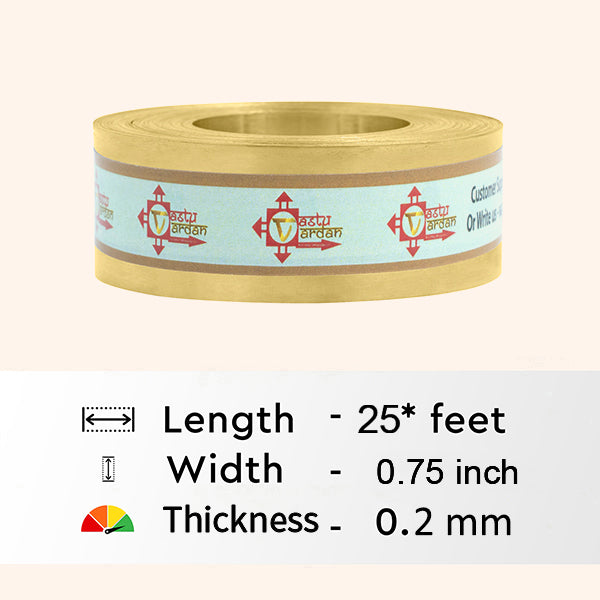VASTU VARDAN 25 FEET 0.75 BRASS STRIP