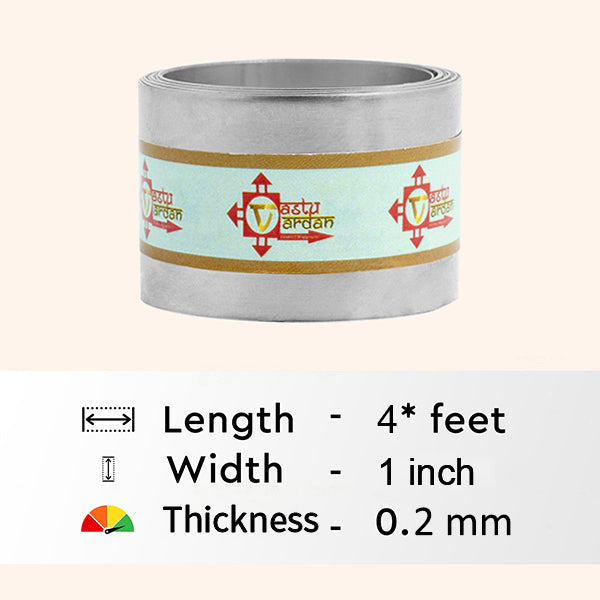 VASTU VARDAN 4 FEET 1 INCH STAINLESS STEEL STRIP