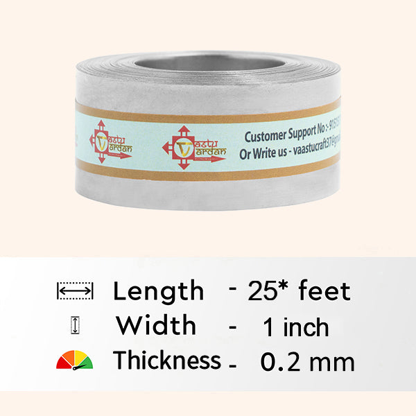 VASTU VARDAN 25 FEET 1 INCH STAINLESS STEEL STRIP
