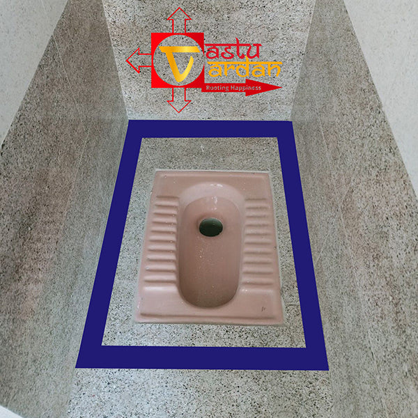 BLUE VASTU CORRECTION TAPE | 4 INCH | LENGTH- 16 METER APPROX | TOILET VASTU REMEDY | PACK OF 1