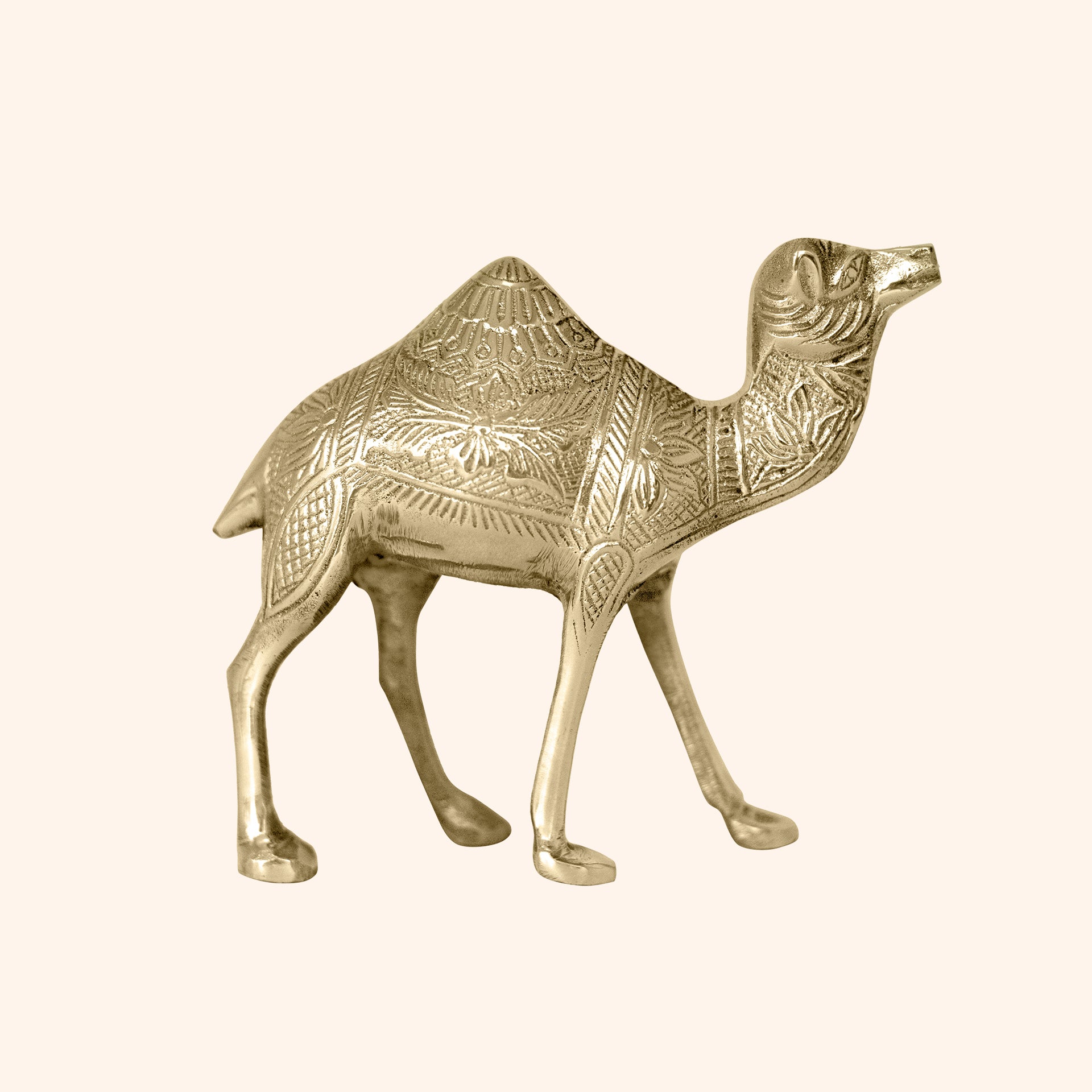 VASTU VARDAN BRASS DESIGN CAMEL STATUE