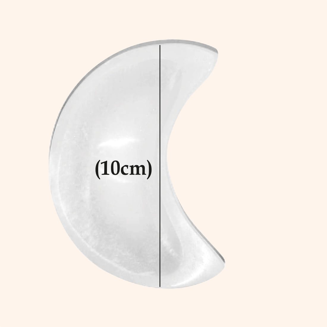 VASTU VARDAN CRYSTAL MOON SHAPE BOWL 10CM