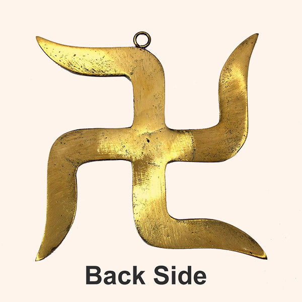 VASTU VARDAN 6 INCH BRASS SWASTIK