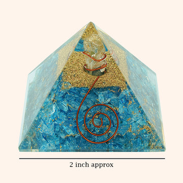 TURQUOISE FIROZA CRYSTAL PYRAMID