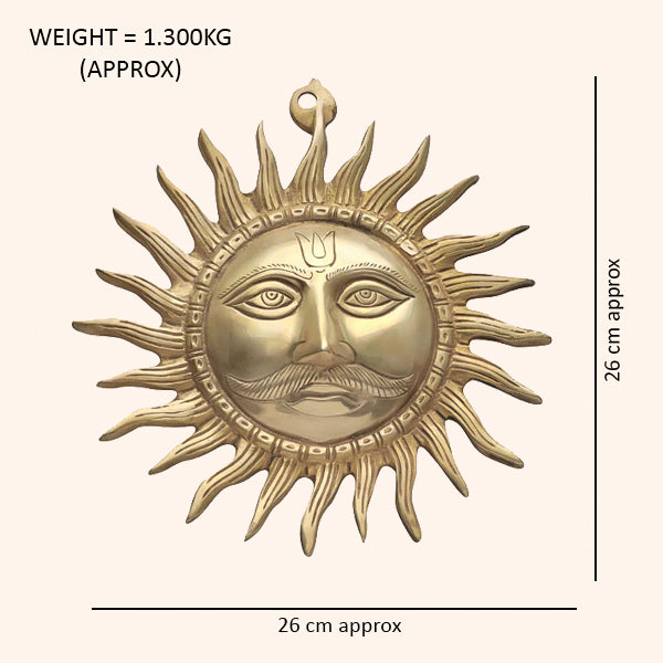VASTU VARDAN BRASS BIG SUN 02