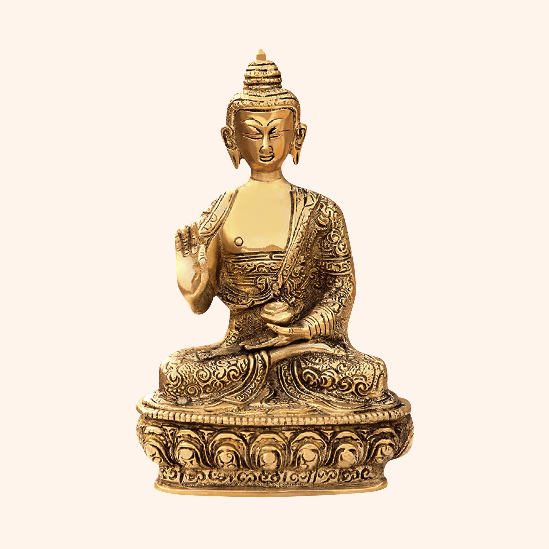 VASTU VARDAN BRASS BUDDHA JI STATUE