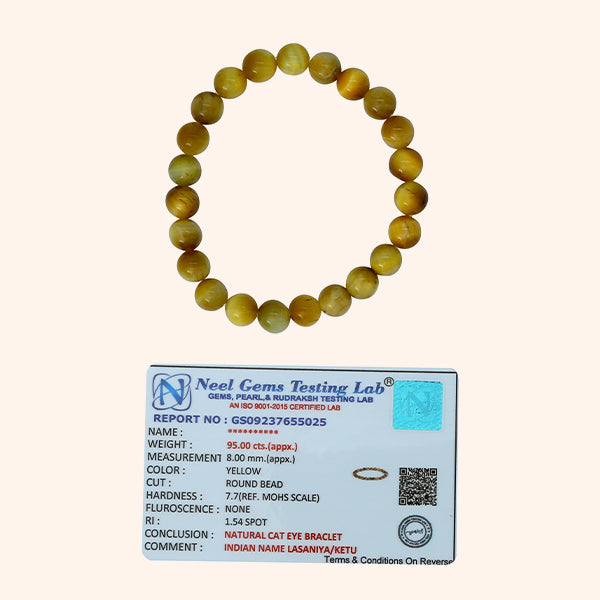 VASTU VARDAN CAT'S EYE BRACELET