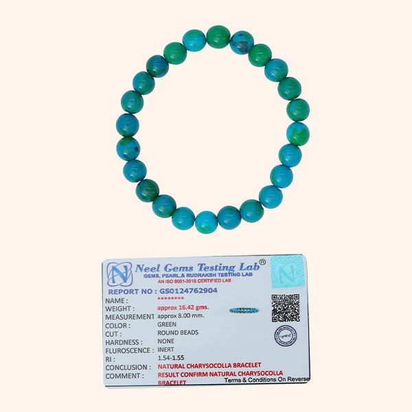 VASTU VARDAN CHRYSOCOLLA BRACELET