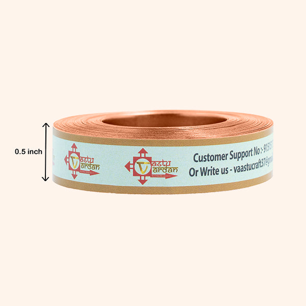 VASTU VARDAN 25 FEET 0.5 INCH COPPER STRIP