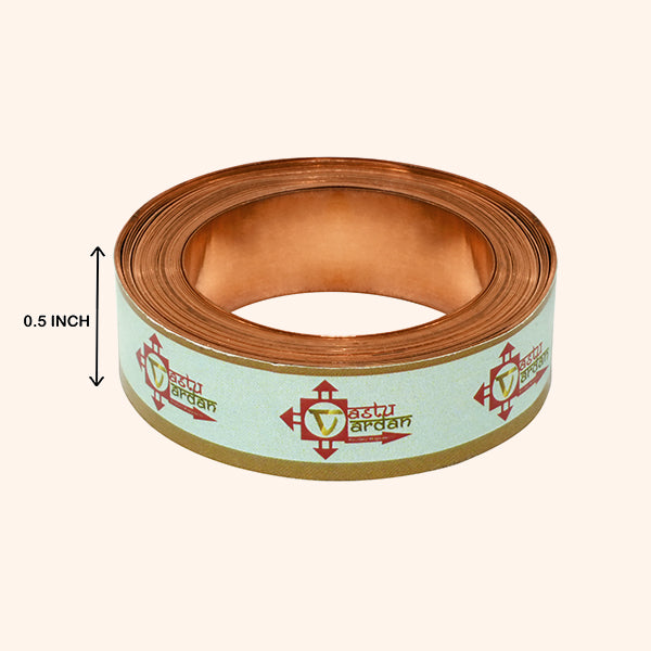 VASTU VARDAN 12 FEET 0.5 INCH COPPER STRIP