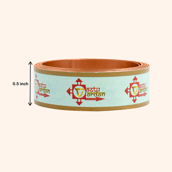 VASTU VARDAN 4 FEET 0.5 INCH COPPER STRIP