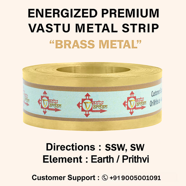 VASTU VARDAN 25 FEET 0.75 BRASS STRIP