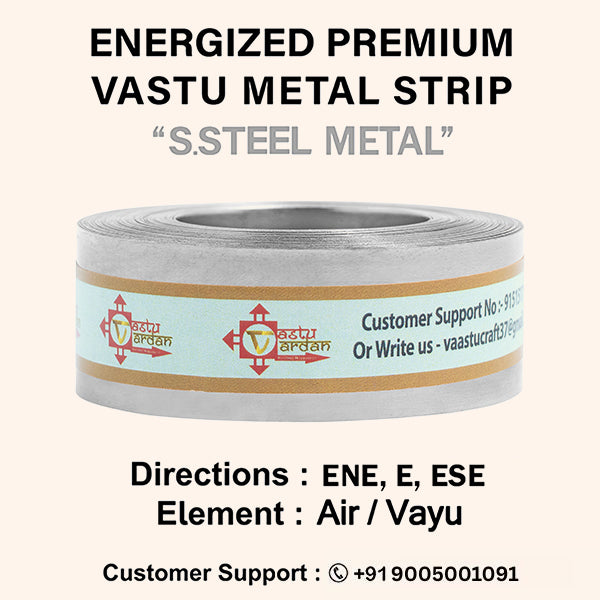 VASTU VARDAN 25 FEET 0.75 INCH STAINLESS STEEL STRIP