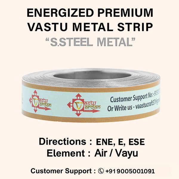 VASTU VARDAN 25 FEET 0.5 INCH STAINLESS STEEL STRIP