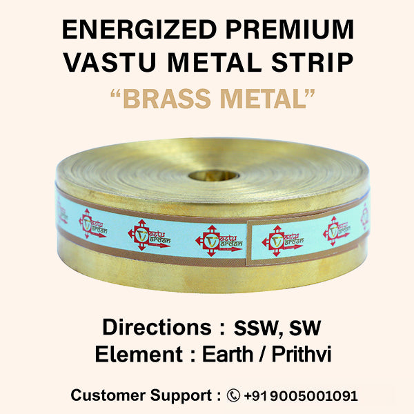 VASTU VARDAN 100 FEET 1 INCH BRASS STRIP