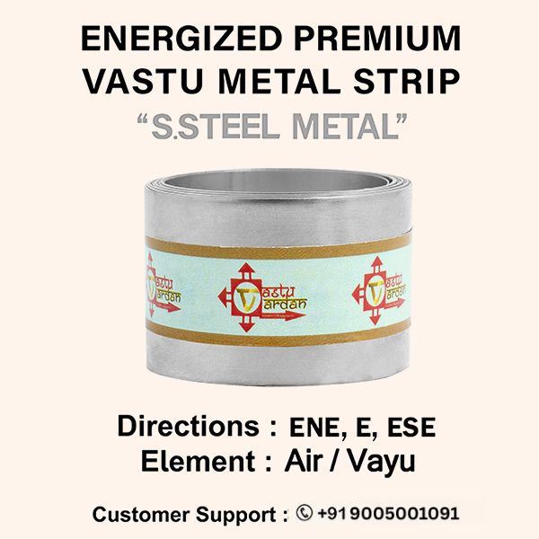 VASTU VARDAN 4 FEET 1 INCH STAINLESS STEEL STRIP