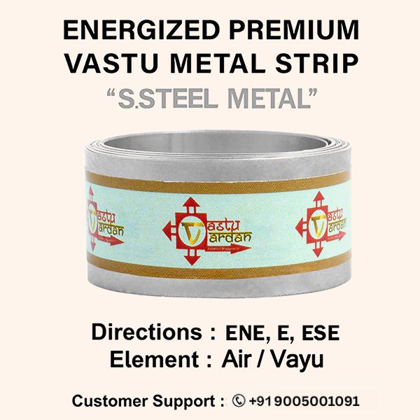 VASTU VARDAN 4 FEET 0.75 INCH STAINLESS STEEL STRIP