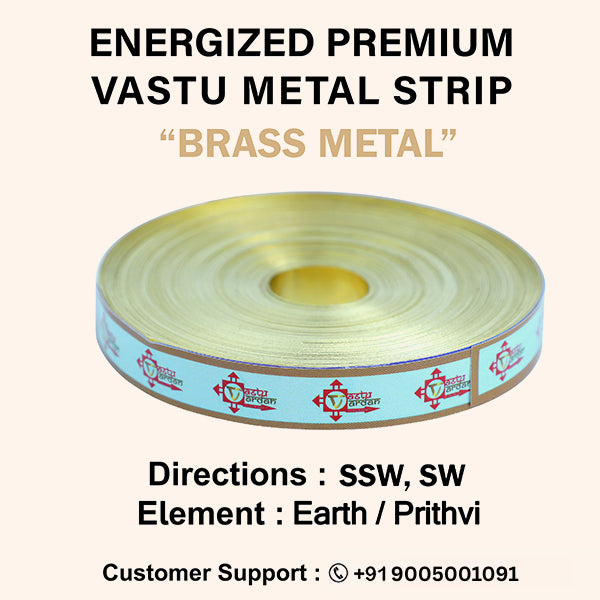 VASTU VARDAN 100 FEET 0.5 INCH BRASS STRIP