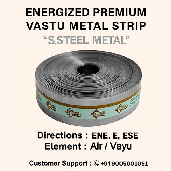VASTU VARDAN 50 FEET 1 INCH STAINLESS STEEL STRIP