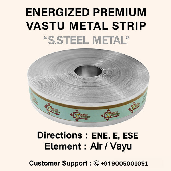 VASTU VARDAN 50 FEET 0.75 INCH STAINLESS STEEL STRIP